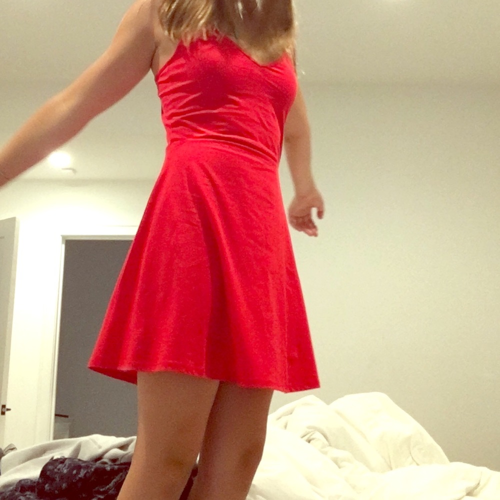 Super cute red dress with tags